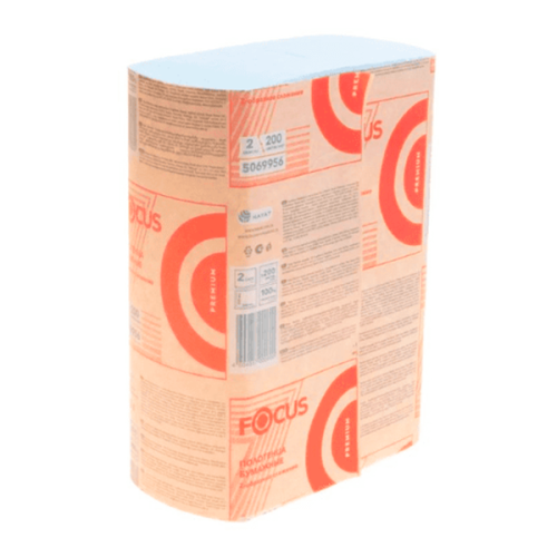 FOCUS полотенца Z-сл H2 Premium 24*20см 200л 2сл