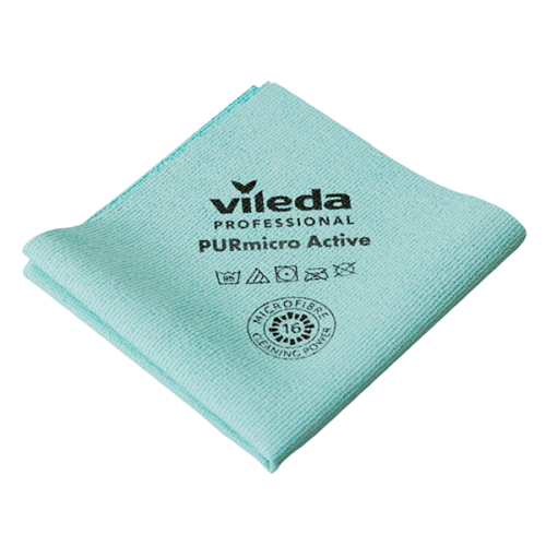 Салфетка ПУРмикро Актив, 38x35см, зеленый