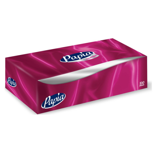 PAPIA салфетки для лица 2 слоя 100 шт 