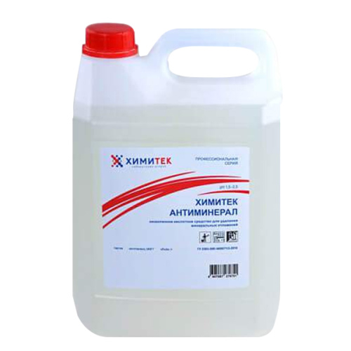 ХИМИТЕК АНТИМИНЕРАЛ средство для химического удаления минеральных отложений, 5 л.
