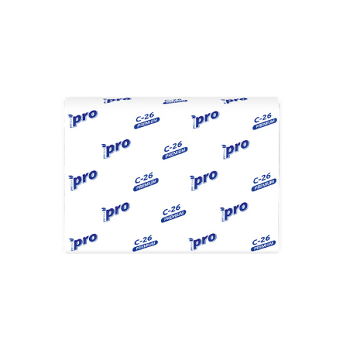 PROtissue Instant Н2 Двухслойные бумажные полотенца листовые Z-сл 32 г/м2 150 л 21 х 23 см