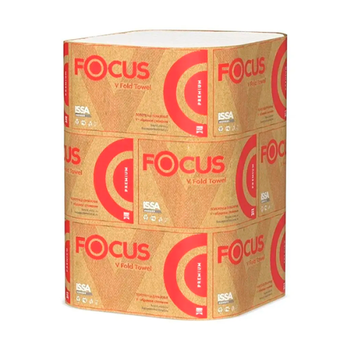 FOCUS полотенца V-сл H3 Premium, 23*20,5см, 200 л, 2 сл 