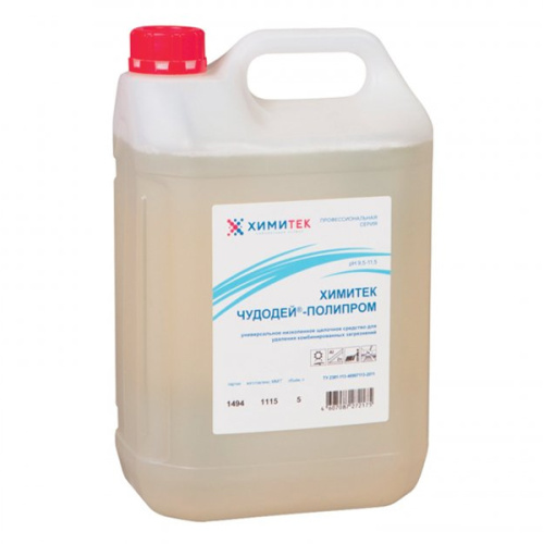 ХИМИТЕК ЧУДОДЕЙ®-ПОЛИПРОМ.  Обезжириватель универсальный, низкопенный, 5 л.