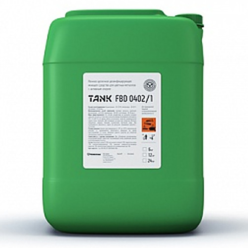 CLEANBOX TANK FBD 0402/1 средство щелочное пенное дезинфицирующее моющее 24 кг