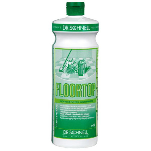 DR.SCHNELL FLOORTOP средство для очистки, ухода и защиты различных напольных покрытий, 1 л