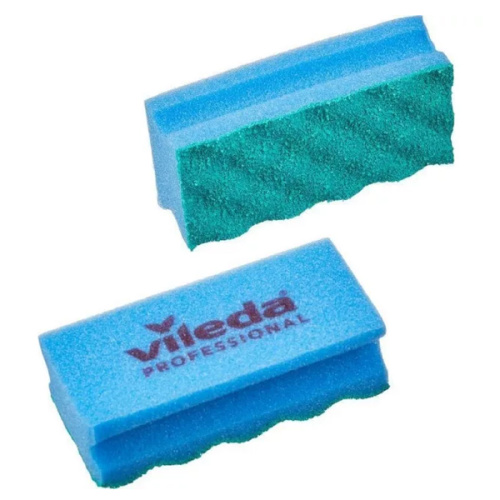 VILEDA PROFESSIONAL ПурАктив губка 6,3 х 14 х 4,5 голубая