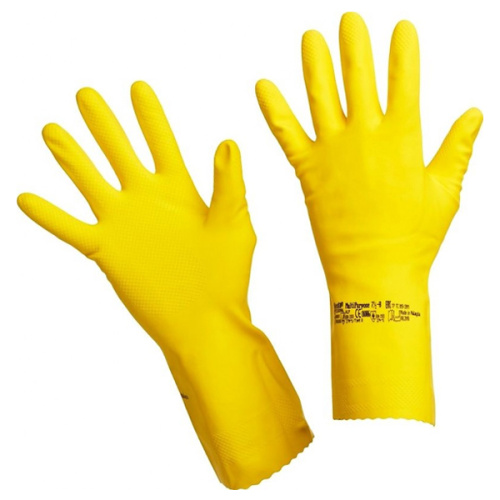VILEDA PROFESSIONAL резиновые перчатки многоцелевые желтые L