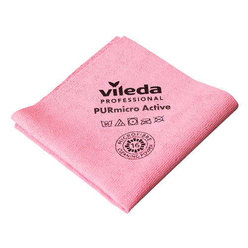 Салфетка ПУРмикро Актив, 38x35см, красный