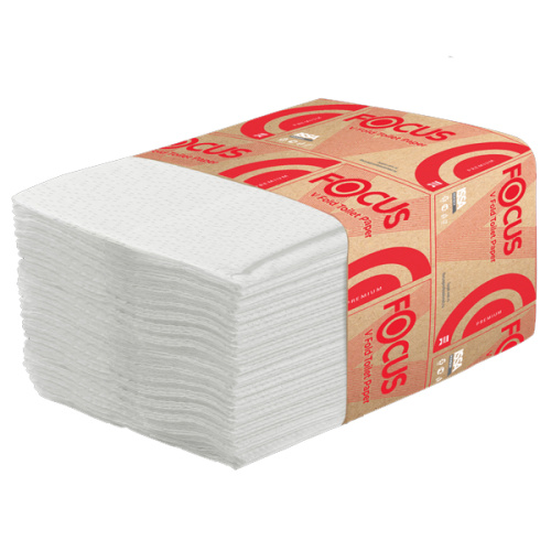 FOCUS Двухслойная туалетная бумага Premium V-сложения 250 листов
