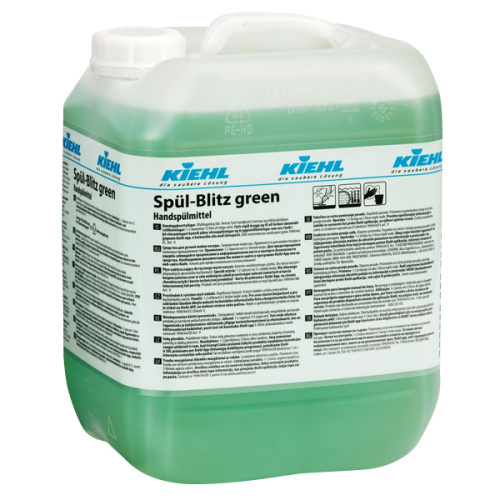 SPUL-BLITZ green средство пенное для мытья посуды с усилителем блеска концентрат 10 л