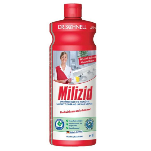 DR.SCHNELL MILIZID средство кислотное для очистки санитарных зон и удаления отложений, 1 л