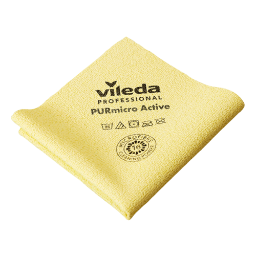 Салфетка ПУРмикро Актив, 38x35см, желтый