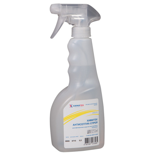 ХИМИТЕК АНТИСЕПТИК-СПРЕЙ средство дезинфицирующее многоцелевого назначения 0,5 л