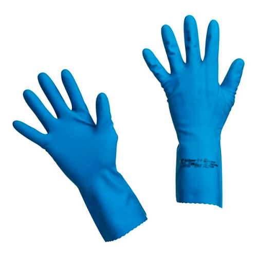 Многоцелевые перчатки латекс М, голубой 