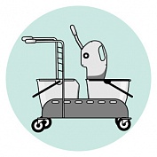 Тележки для уборки, ведра