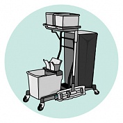 Комплексные тележки, вёдра